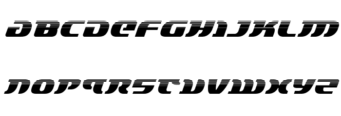 Lord of the Sith Haltone Italic Font LOWERCASE