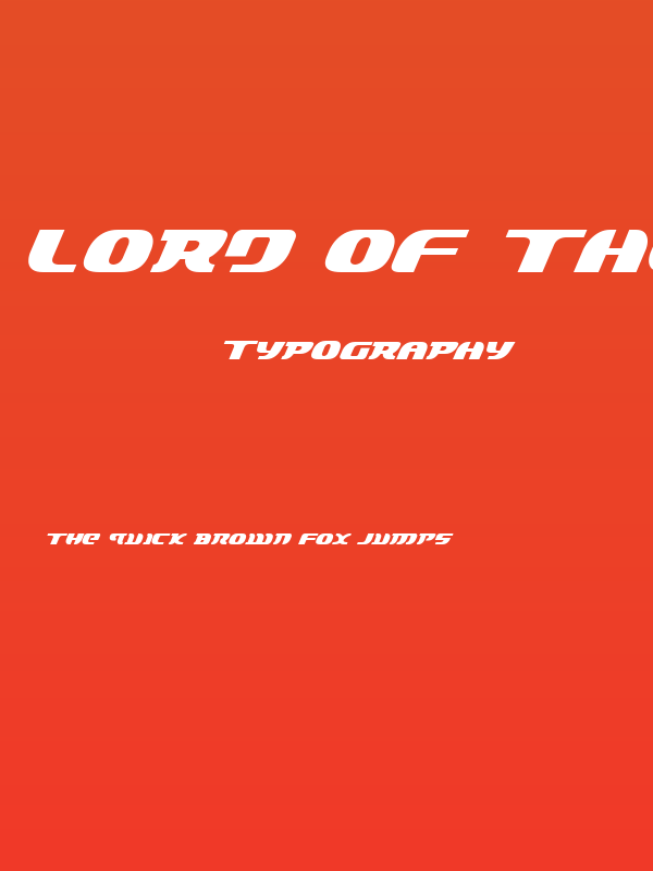 Lord of the Sith Italic Poster