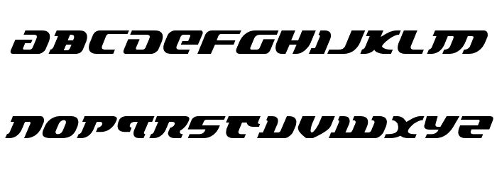 Lord of the Sith Italic Font LOWERCASE