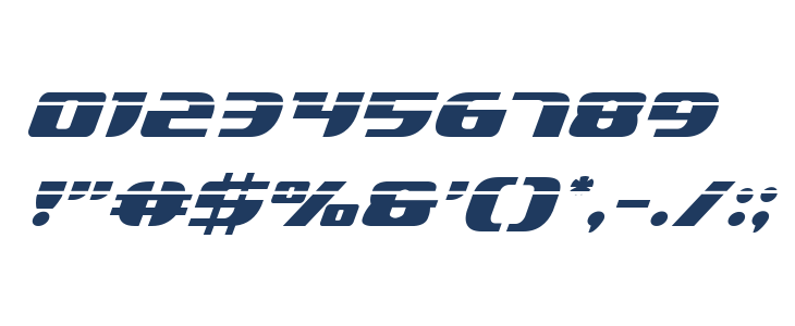 Lord of the Sith Laser Italic Other Characters