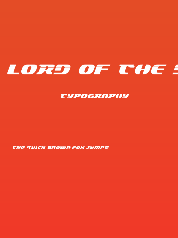 Lord of the Sith Laser Italic Poster