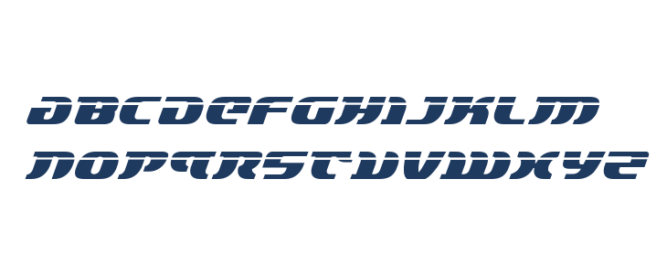 Lord of the Sith Laser Italic Lowercase