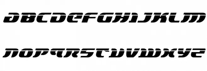 Lord of the Sith Laser Italic फ़ॉन्ट लोअरकेस