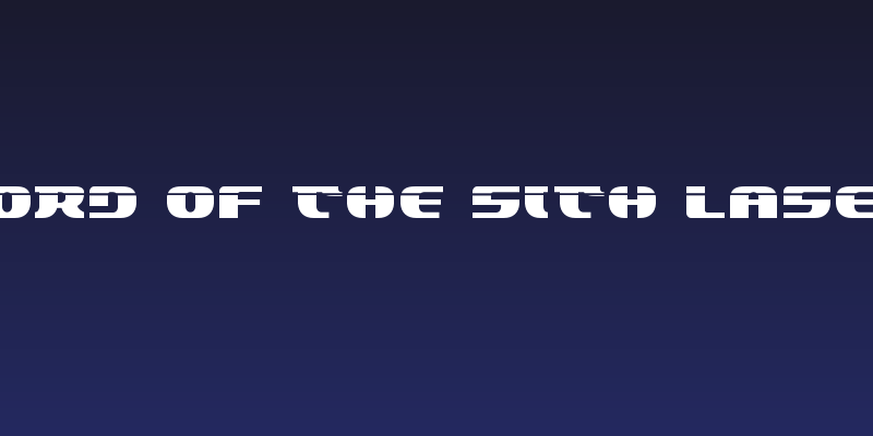 Lord of the Sith Laser Social Header