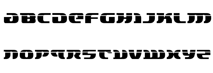 Lord of the Sith Laser Font LOWERCASE