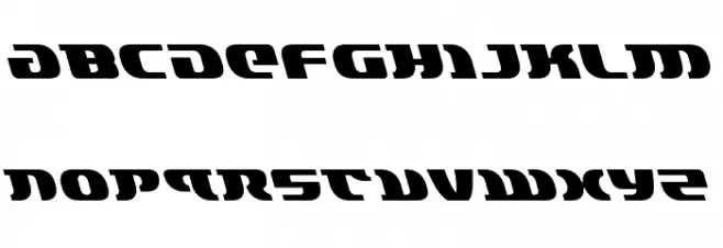 Lord of the Sith Leftalic Font LOWERCASE