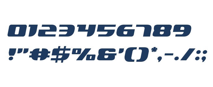 Lord of the Sith Semi-Italic Other Characters