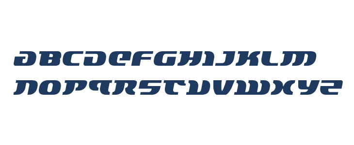 Lord of the Sith Semi-Italic Lowercase