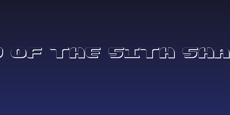 Lord of the Sith Shadow Social Header