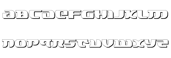 Lord of the Sith Shadow Font LOWERCASE