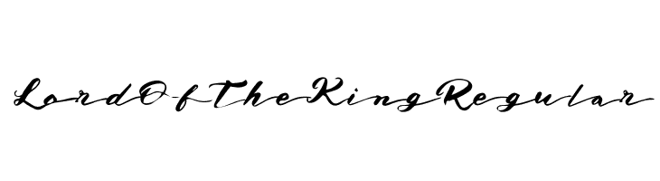 LordOfTheKingRegular  font caratteri gratis