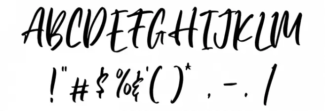 Lorde Soon Font OTHER CHARS