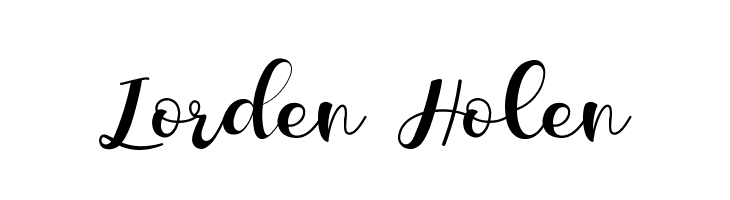 Lorden Holen  Frei Schriftart Herunterladen