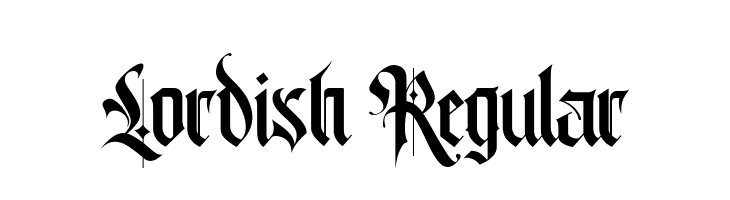 Lordish Regular  Frei Schriftart Herunterladen