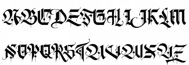 Lordish Regular Шрифта ВЕРХНИЙ