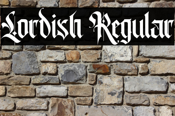 Lordish Regular Example 1