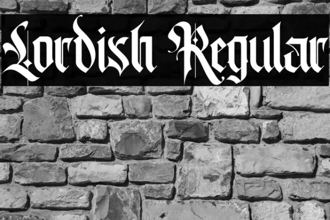 Lordish Regular Example 1