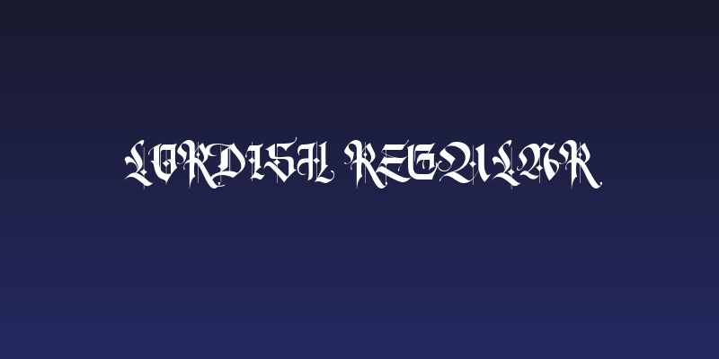 Lordish Regular Social Header