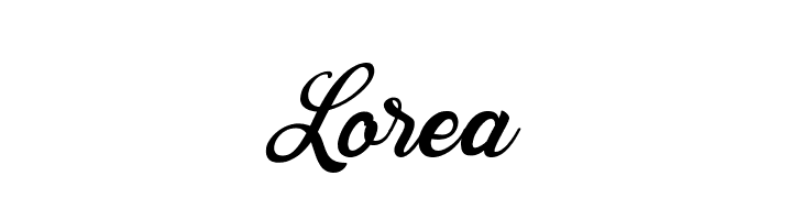 Download Lorea Font Ffonts Net SVG Cut Files