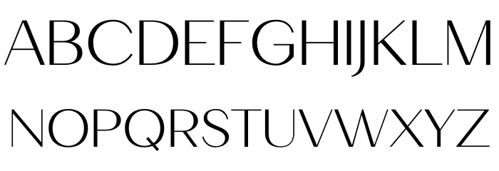 Loreka Font UPPERCASE