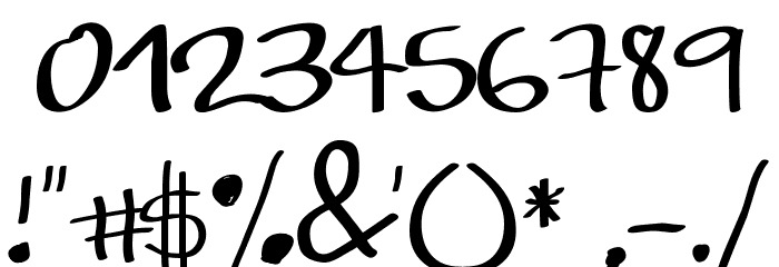 Lorena Galarcio - LJ-Design Studios Gross Font OTHER CHARS