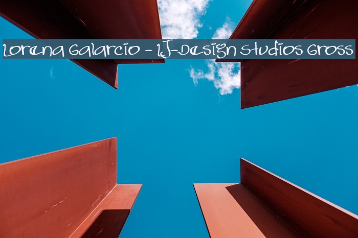 Lorena Galarcio - LJ-Design Studios Gross Font examples