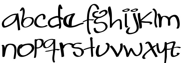 Lorena Galarcio - LJ-Design Studios Gross Font LOWERCASE
