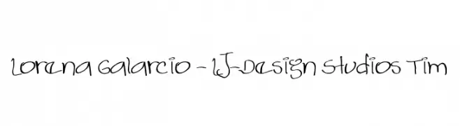 Lorena Galarcio - LJ-Design Studios Tim  フリーフォントのダウンロード