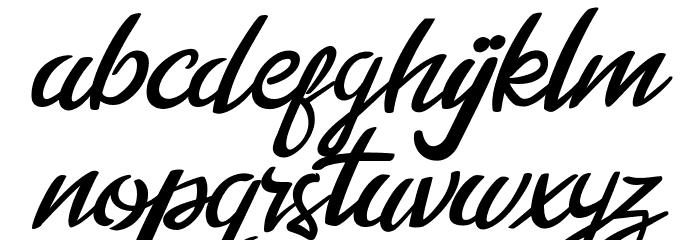 Lorenia Font LOWERCASE