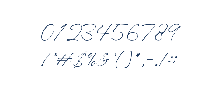 Lorenna Script Other Characters