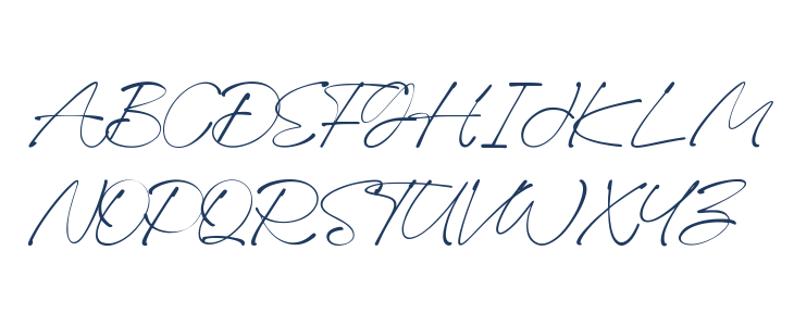 Lorenna Script Uppercase