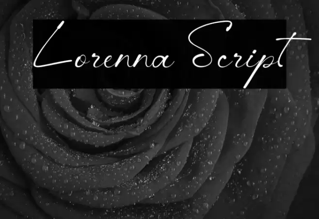 Lorenna Script Fuentes examples