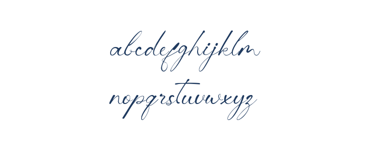 Lorenna Script Lowercase
