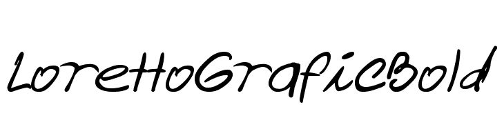 Loretto Grafic Bold  Free Fonts Download