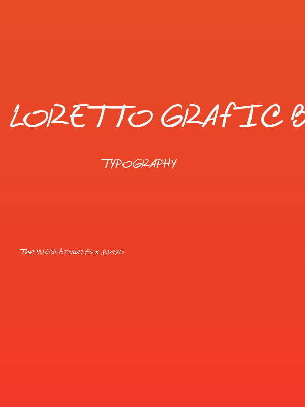 Loretto Grafic Bold Poster