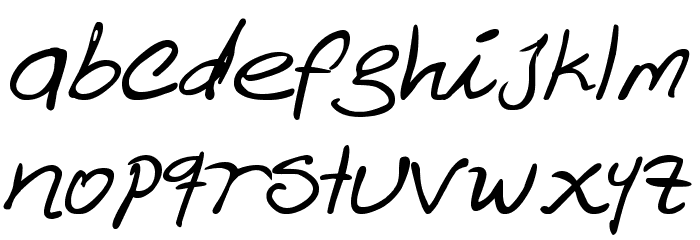 Loretto Grafic Bold Font LOWERCASE