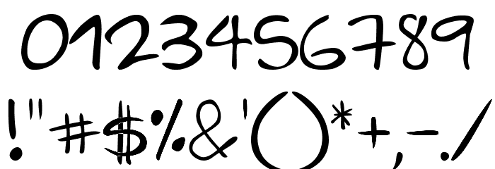 Loretto Grafic!` Italic Font OTHER CHARS