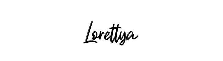 Lorettya  font caratteri gratis