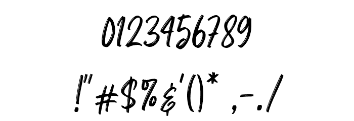 Lorettya Font OTHER CHARS