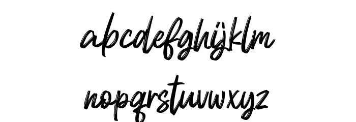 Lorettya Font LOWERCASE