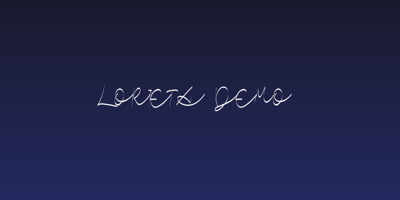 Lorieta DEMO Social Header