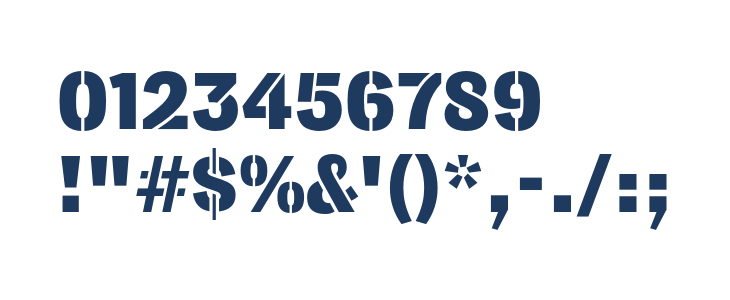 LorimerNo2Stencil Other Characters