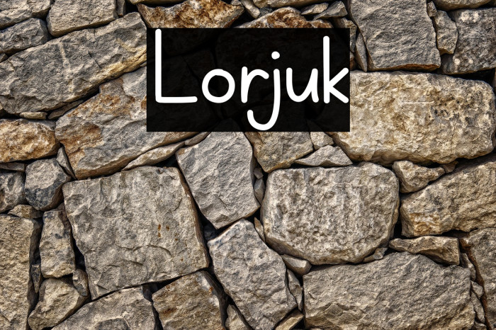 Lorjuk Example 1