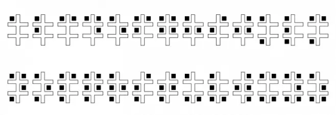 LorraineBraille Font LOWERCASE