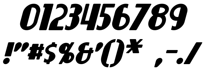 Lorre Italic Font OTHER CHARS