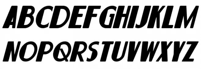 Lorre Italic Caratteri MAIUSCOLE