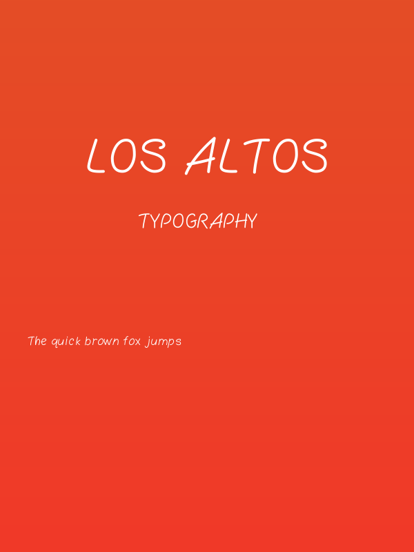 Los Altos Poster