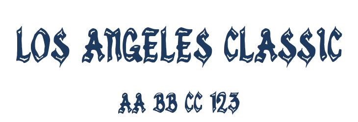 Los Angeles Classic Font Preview