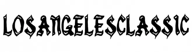 Los Angeles Classic  フリーフォントのダウンロード