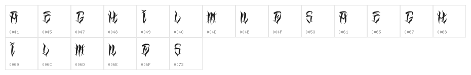 Los Angeles Homies Character Map